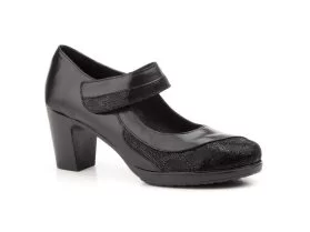Zapatos Mujer Piel Negro