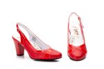 Zapatos Mujer Piel Rojo