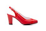 Zapatos Mujer Piel Rojo