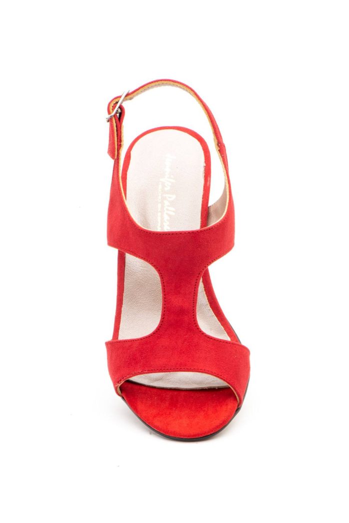 Zapatos Mujer Suede Rojo